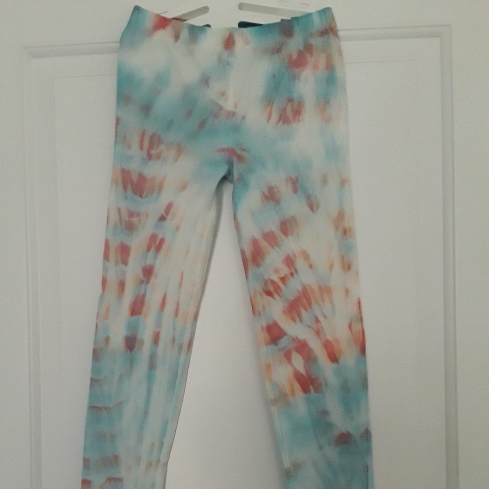 GIRL’S TIE-DYED COTTON LEGGINGS